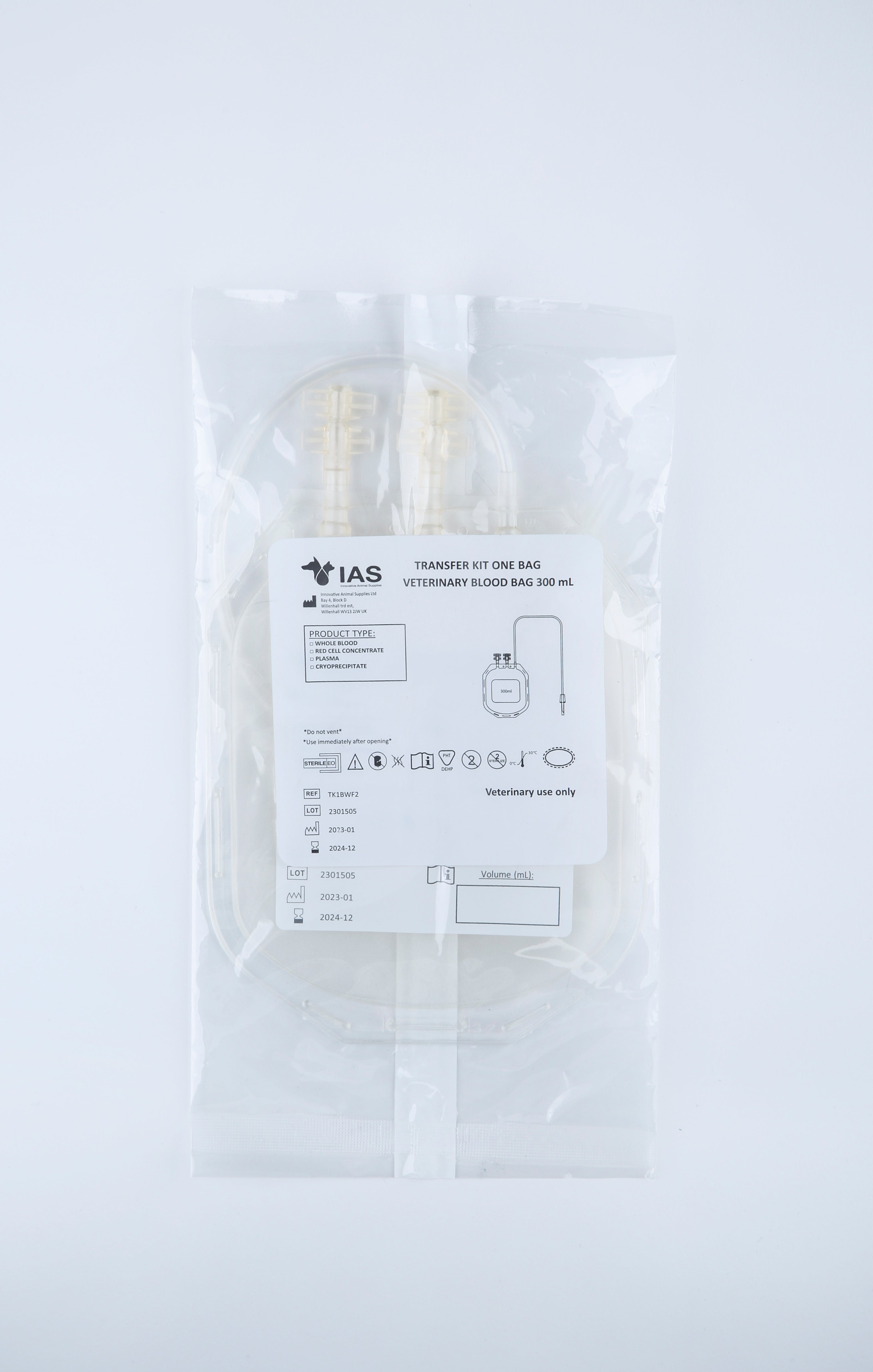 IAS Transfer Kit 300mL
